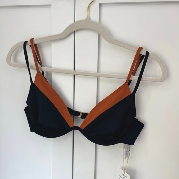 L*Space Fused Zendaya Bikini Top – Black & Sienna Layered (Size M, NWT) - Picture 8 of 9